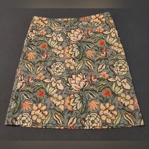 Multi Color Floral LOFT Skirt